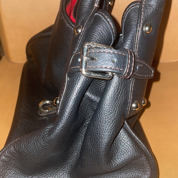 Dooney and Bourke Black Medium C logo satchel bag - Picture 10 of 10